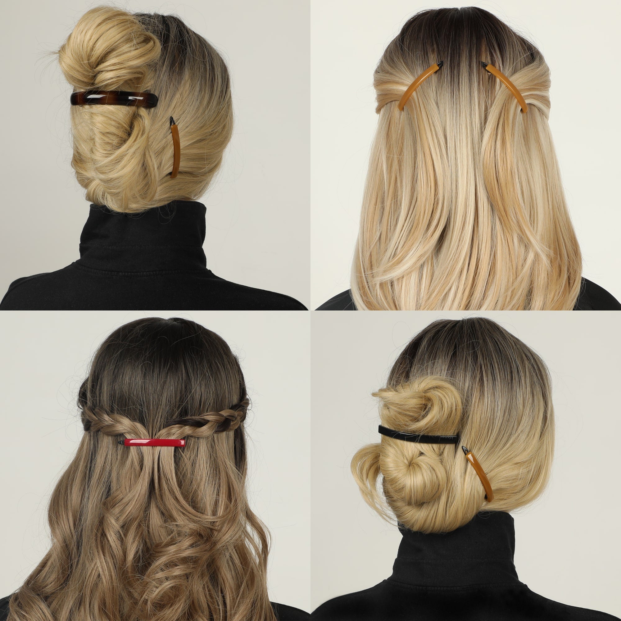 aurorapin thin hair clip barrette for women
