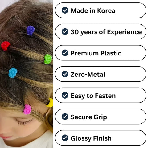 50 Pack BGP1 Hair Barrettes for Girls