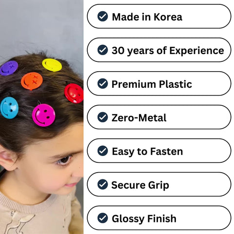 16 Pack BGP31 Hair Barrettes for Girls