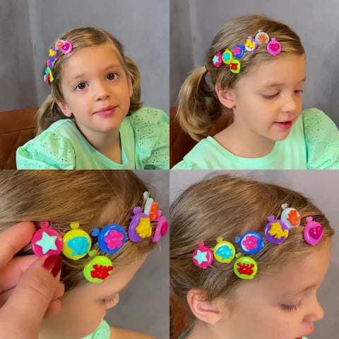 20 Pack BGP7 Hair Barrettes for Girls